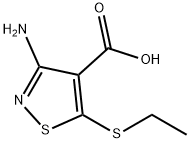 4-이소티아졸카르복실산,3-아미노-5-(에틸티오)-(9CI) 구조식 이미지