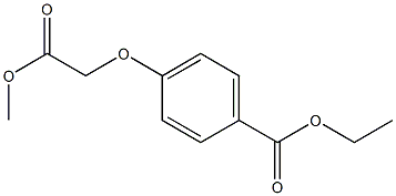 ethyl 4-(2-methoxy-2-oxoethoxy)benzoate Structure