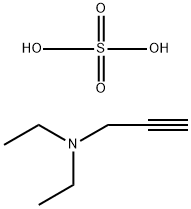 N,N-Diethyl-2-propyneammonium sulfate Structure