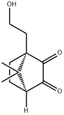 (1S,4S)-1-(2-Hydroxyethyl)-7,7-dimethylbicyclo[2.2.1]heptane-2,3-dione 구조식 이미지