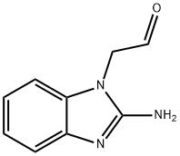 1H-Benzimidazole-1-acetaldehyde,2-amino-(9CI) Structure