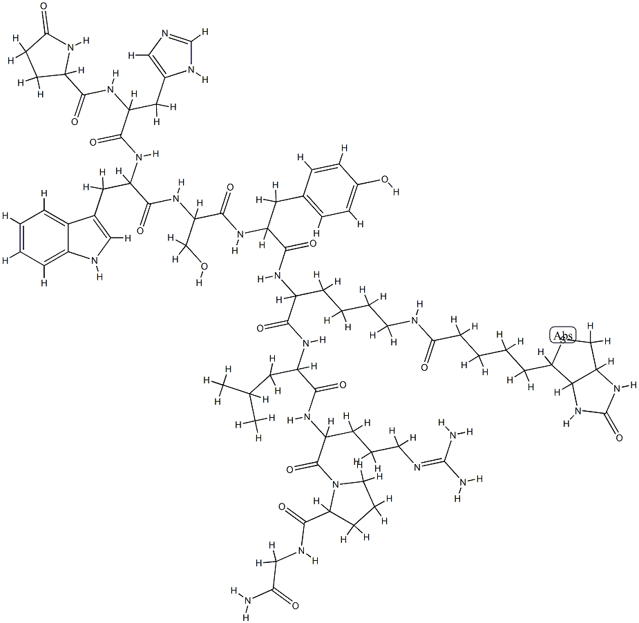 LHRH, biotin-Lys(6)- Structure