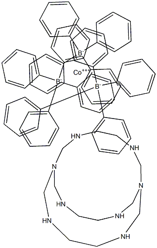 코발트(III)세펄크레이트트리스(테트라페닐보레이트) 구조식 이미지
