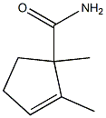 2-시클로펜텐-1-카르복스아미드,1,2-디메틸-(9CI) 구조식 이미지