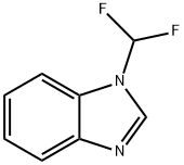 1H-Benzimidazole,1-(difluoromethyl)-(9CI) 구조식 이미지