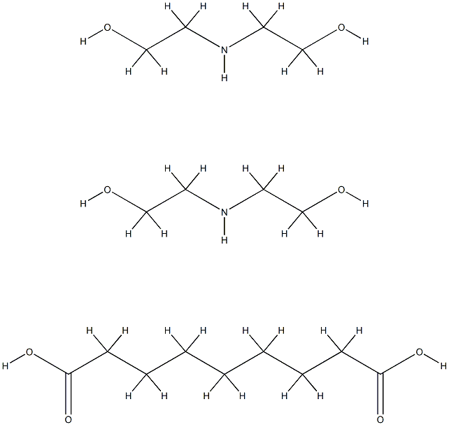 azelaic acid, compound with 2,2'-iminodiethanol (1:2) Structure