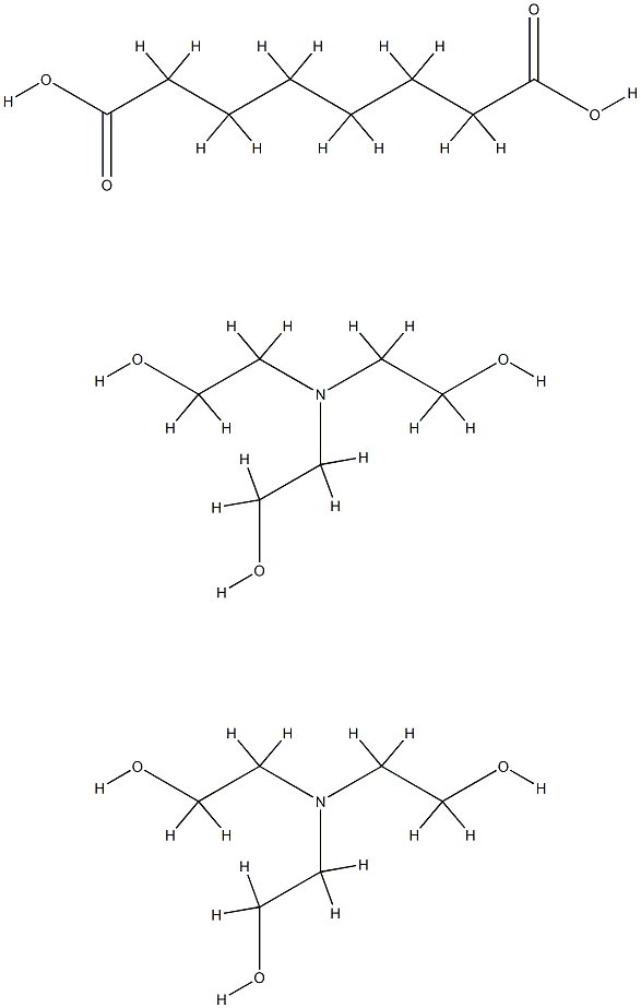 suberic acid, compound with 2,2',2''-nitrilotriethanol (1:2) Structure