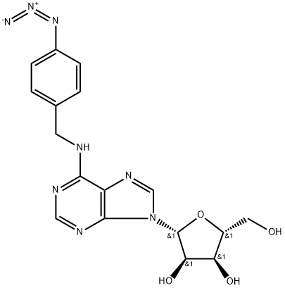N(6)-(4-azidobenzyl)adenosine 구조식 이미지