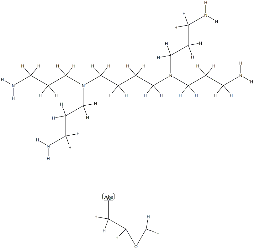 N,N,N',N'-Tetrakis(3-aminopropyl)-1,4-butanediamine polymer with 2-(chloromethyl)oxirane Structure