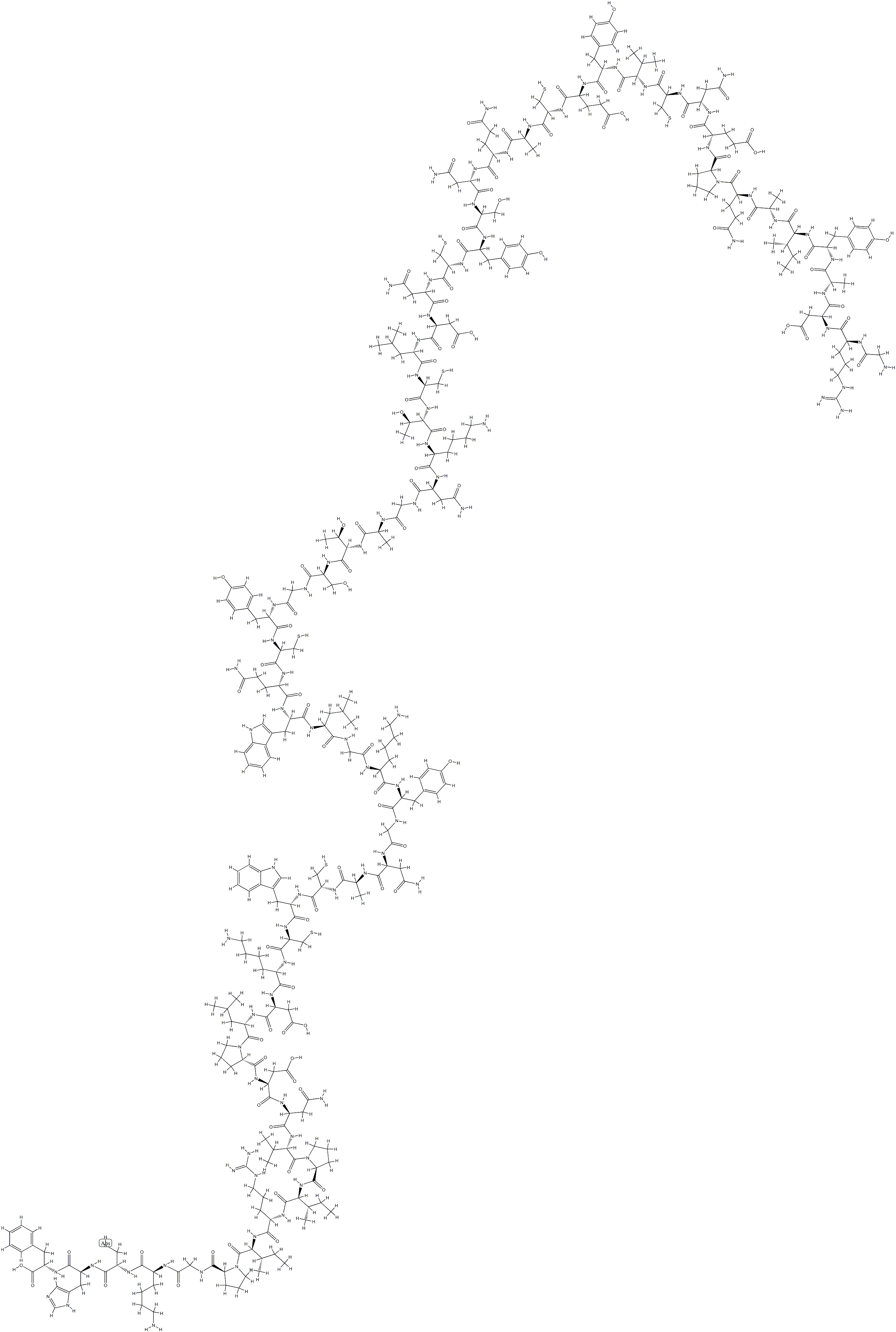 Neurotoxin I (buthus occitanus tunetanus reduced) Structure