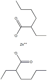 Hexanoic acid, 2-ethyl-, zinc salt, basic 구조식 이미지
