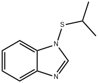 1H-Benzimidazole,1-[(1-methylethyl)thio]-(9CI) Structure