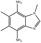 1H-벤즈이미다졸-4,7-디아민,1,5,6-트리메틸-(9CI) 구조식 이미지