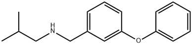 (2-methylpropyl)[(3-phenoxyphenyl)methyl]amine Structure