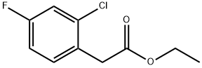 2-CHLORO-4-FLUOROPHENYLACETIC ACID ETHYL ESTER 구조식 이미지