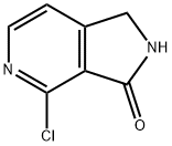 3H-Pyrrolo[3,4-c]pyridin-3-one, 4-chloro-1,2-dihydro- Structure