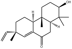 (2R)-7β-Ethenyl-2,3,4,4a,4bβ,5,6,7,10,10aβ-decahydro-2α-hydroxy-1,1,4aα,7-tetramethyl-9(1H)-phenanthrenone 구조식 이미지