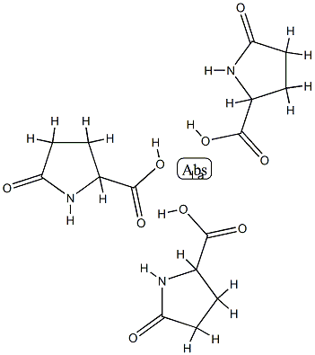 tris(5-oxo-DL-prolinato-N1,O2)lanthanum Structure