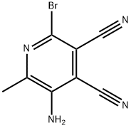 Cinchomerononitrile,  5-amino-2-bromo-6-methyl-  (4CI) Structure