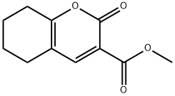 methyl 2-oxo-5,6,7,8-tetrahydro-2H-chromene-3-carboxylate 구조식 이미지