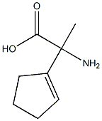 1-Cyclopentene-1-aceticacid,alpha-amino-alpha-methyl-(9CI) Structure