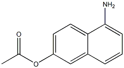 2-Naphthol,5-amino-,acetate(ester)(5CI) Structure