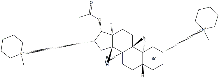 3-(deacetoxy)pancuronium 구조식 이미지