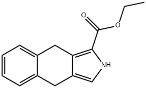 ethyl 4,9-dihydro-2H-benzo[f]isoindole-1-carboxylate Structure