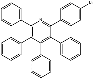 피리딘,2-(4-브로모페닐)-3,4,5,6-테트라페닐- 구조식 이미지