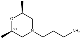 3-[(2R*,6S*)-2,6-dimethyl-4-morpholinyl]-1-propanamine(SALTDATA: FREE) Structure