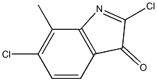 3H-Pseudoindol-3-one,  2,6-dichloro-7-methyl-  (5CI) 구조식 이미지