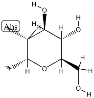 2-deoxy-2-fluoroglucopyranosyl fluoride Structure