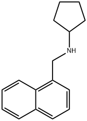 N-(naphthalen-1-ylmethyl)cyclopentanamine 구조식 이미지