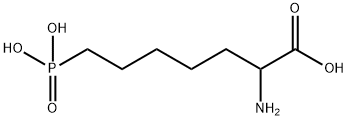 (+/-)-2-AMINO-7-PHOSPHONOHEPTANOIC Structure