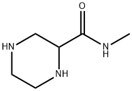 2-Piperazinecarboxamide,N-methyl-(9CI) Structure