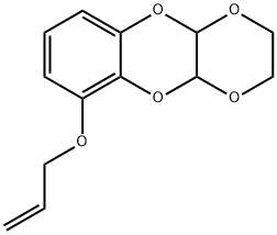 Benzo[b]-p-dioxino[2,3-e]-p-dioxin,  6-(allyloxy)-2,3,4a,10a-tetrahydro-  (5CI) 구조식 이미지