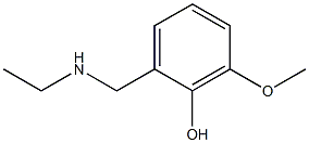 2-[(ethylamino)methyl]-6-methoxyphenol Structure