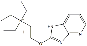 triethyl-[2-(2,7,9-triazabicyclo[4.3.0]nona-2,4,8,10-tetraen-8-yloxy)e thyl]azanium iodide Structure