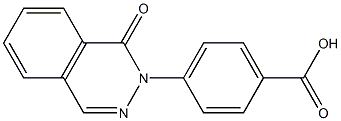 4-(1-oxophthalazin-2(1H)-yl)benzoic acid 구조식 이미지