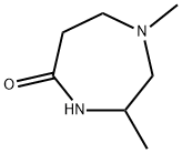 5H-1,4-Diazepin-5-one,hexahydro-1,3-dimethyl-(5CI) 구조식 이미지