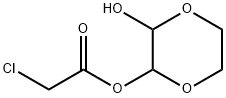 Acetic  acid,  chloro-,  ester  with  2,3-p-dioxanediol  (4CI) Structure