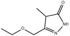 5(4)-Pyrazolone,  3-(ethoxymethyl)-4-methyl-  (1CI) 구조식 이미지