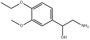 2-amino-1-(4-ethoxy-3-methoxyphenyl)ethanol 구조식 이미지