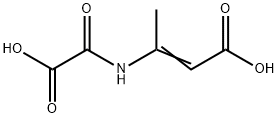 Crotonic  acid,  -bta--(carboxyformamido)-  (2CI) Structure