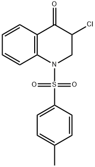 4(1)-Quinolone,  3-chloro-2,3-dihydro-1-p-tolylsulfonyl-  (2CI) Structure