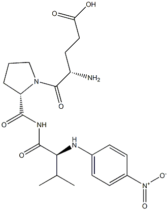 Pyro-glu-pro-val-pna Structure