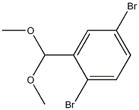 1,4-dibromo-2-(dimethoxymethyl)benzene Structure