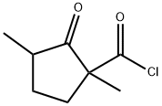 Cyclopentanecarbonyl chloride, 1,3-dimethyl-2-oxo- (6CI,9CI) Structure