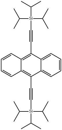 TIPS-anthracene 구조식 이미지