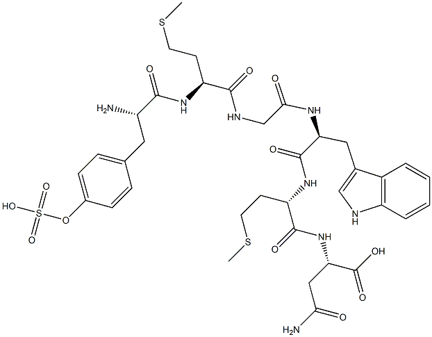 콜레시스토키닌(27-32)-아미드 구조식 이미지